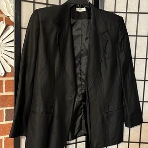 Black Blazer, single breasted, single button size 14 (see details)